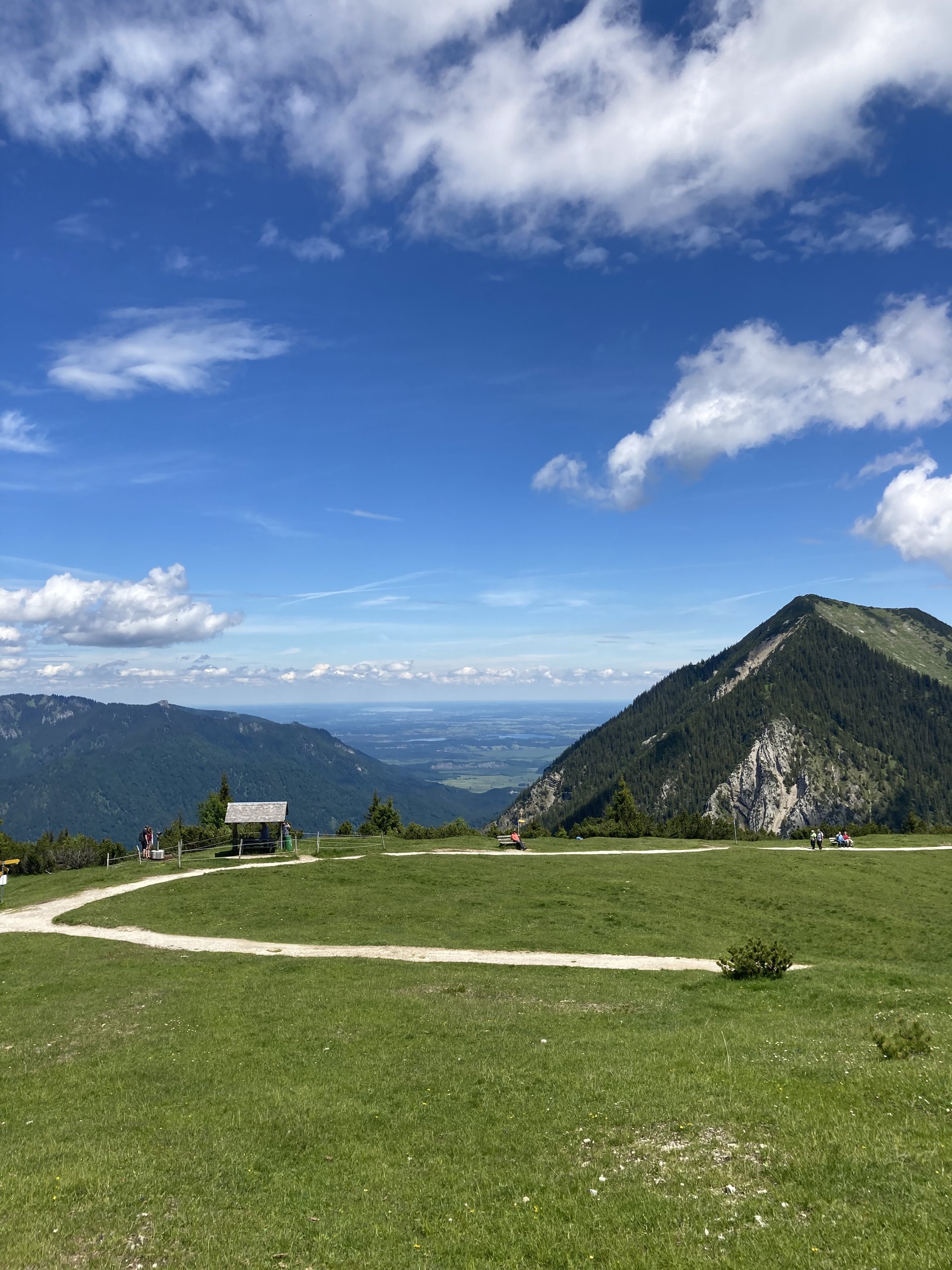 Aussicht vom Wank auf die Berge