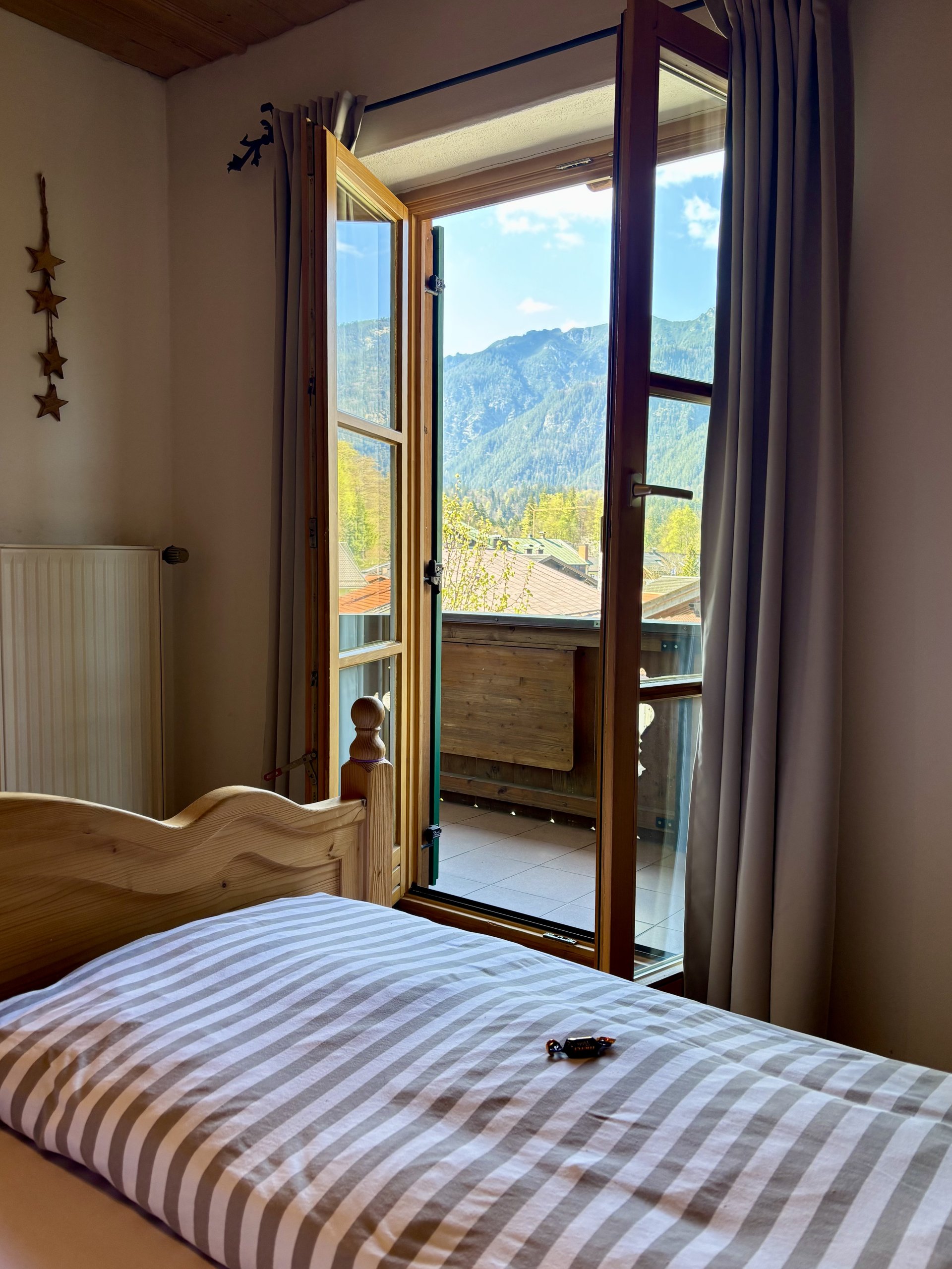 Kramernest Balkon mit Abendsonne